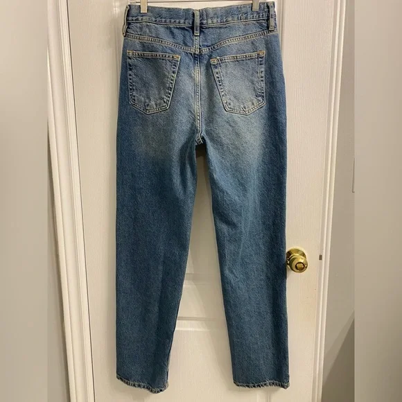 Free People We the Free Jeans Straight Leg Button Fly Size 29 - Picture 6 of 8